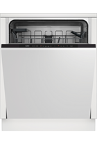 Beko DIN15C20 Integrated Stainless Steel 14 Place Setting Dishwasher