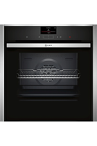 NEFF N90 B47CS34H0B Stainless Steel Slide&Hide Built-In Electric Single Oven with HomeConnect
