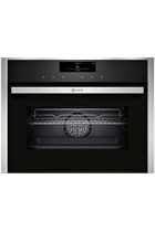 NEFF N90 C18FT56H0B Stainless Steel FullSteam Built-In Compact Oven with HomeConnect