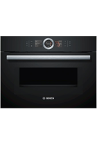 Bosch Serie 8 CMG656BB6B Black Built-In Combination Oven