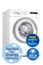 Bosch Serie 4 WAN28081GB White 7kg 1400 Spin Washing Machine
