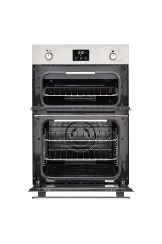 Belling BI902G Stainless Steel Built-In Gas Double Oven 
