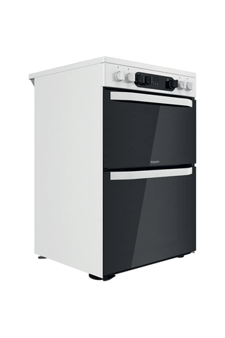 Hotpoint HDM67V9CMW 60cm White Double Oven Electric Cooker