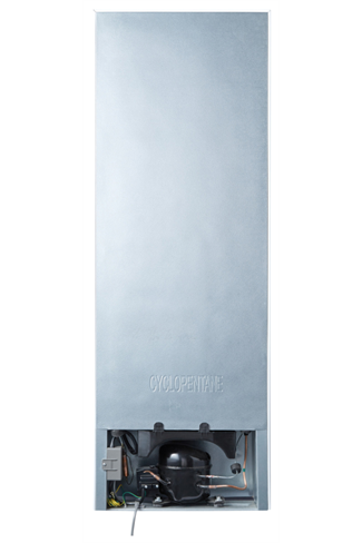 Fridgemaster MC50165SF Silver 50cm 60/40 Fridge Freezer