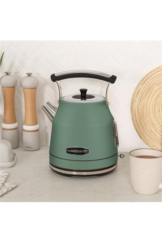 Rangemaster RMCLDK201MG Mineral Green 1.5L 3000W Traditional Kettle