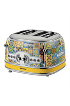Ariete Positano AR1561 Yellow & Blue 4 Slice Toaster