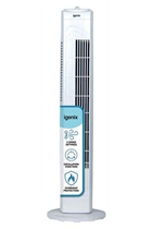 Igenix DF0029 White 29" Oscillating Tower Fan 3 Speed Settings