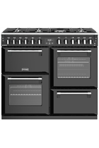 Stoves Richmond S1000DF 100cm Black Dual Fuel Range Cooker