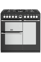 Stoves Sterling S900DF 90cm Black Dual Fuel Range Cooker