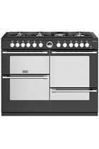 Stoves Sterling S1100DF 110cm Black Dual Fuel Range Cooker