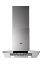 AEG DKB5660HM 60cm Stainless Steel Box Wall Chimney Hood, Plus Touch on Glass, LED Lighting, 3+inte