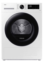 Samsung DV90CGC0A0AEEU White Series 5 9kg Heat Pump Tumble Dryer with OptimalDry & SmartThings
