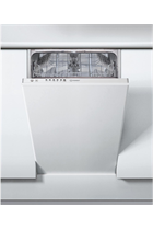 Indesit DSIE2B10UK Integrated White Slimline 10 Place Settings Dishwasher