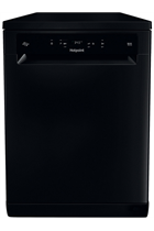 Hotpoint HFC3C26WCBUK Black 10 Place Settings Dishwasher