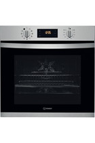 Indesit Aria IFW3841PIXUK Stainless Steel Pyrolytic Built-In Electric Single Oven