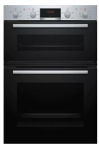 Bosch Serie 2 MHA133BR0B Stainless Steel Built-In Electric Double Oven