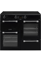 Leisure Cookmaster CK100D210K 100cm Black Electric Range Cooker With Induction Hob 