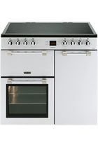 Leisure Cookmaster CK90C230S 90cm Silver Electric Range Cooker With Ceramic Hob 