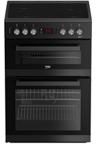 Beko EDC634K 60cm Black Double Oven Electric Cooker 