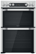Hotpoint HDM67V9HCX 60cm White Double Oven Electric Cooker