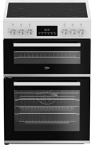 Beko EDC6731W White 60cm Double Oven Electric Cooker