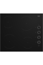 Beko CIHYV21B 58cm Black Built-In Ceramic Hob