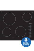 Bosch Serie 2 PKE611CA1E 59cm Black Ceramic Hob