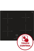 Bosch Serie 4 PUE611BF1B 59cm Black Built-In Induction Hob