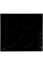 Indesit Aria RI860C 58cm Black Built-In Ceramic Hob