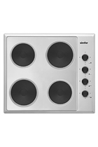 Simfer SP60X 59cm Stainless Steel Built-in Solid Plate Hob