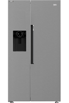Beko ASP33B32VPS 571L Stainless Steel American Fridge Freezer
