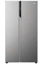 Haier HSR5918DNMP Inox Freestanding Fridge Freezer