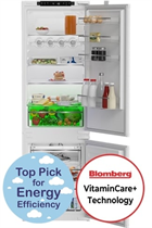 Blomberg KNE4554EVI Integrated 54cm White 70/30 Fridge Freezer