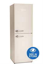 Montpellier MAB145C 50cm Cream 55/45 Retro Fridge Freezer