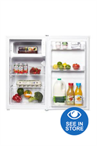 Haden HR82W 48cm White Undercounter Fridge with Ice box