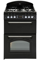 Leisure CLA60GAK 60cm Black Gas Classic Mini Range Cooker