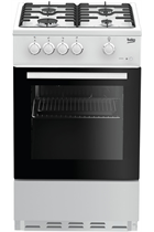 Beko ESG50W 50cm White Single Cavity Gas Cooker