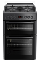 Blomberg GGN65N 60cm Black Double Oven Gas Cooker