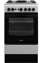 Indesit Cloe IS5G1PMSS 50cm Silver Single Cavity Gas Cooker