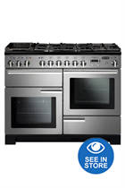 Rangemaster Professional Deluxe PDL110DFFSS/C 110cm Stainless Steel Dual Fuel Range Cooker