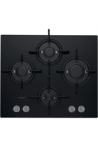 Hotpoint FTGHG641D/H BK 60cm Black Built-In Gas Hob