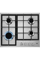 AEG HGB64200SM 60cm Stainless Steel Built-In Gas Hob