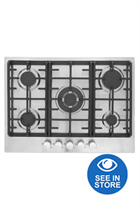 Montpellier MGH75CX 70cm Stainless Steel Built-In Gas Hob