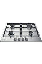 Hotpoint PPH60PFIXUK 59cm Stainless Steel Built-In Gas Hob