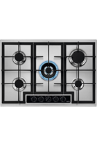 AEG HGB75420YM 75cm Slim Gas Hob, 5 energy efficient burners Including 1 Triple crown Burner, Step