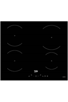 Beko HIIP64430QT Black 60cm 4 Zone Plug & Play Induction Hob with Touch Controls