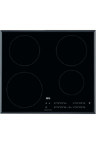 AEG IKB64401FB 60cm Induction Hob, 4 Cooking Sections, Hob2Hood, DirekTouch Controls, Frameless (Sl