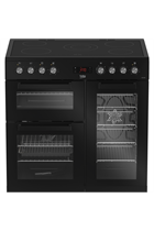 Beko KDVC90K 90Cm Double Oven Range Cooker With 5 Zone Ceramic Hob