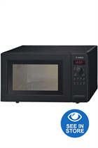 Bosch HMT84M461B Black 900W 25L Microwave