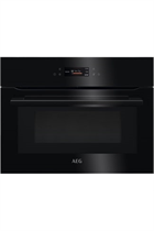 AEG KMK768080B Black 1000W 43L Built-In Combi Microwave